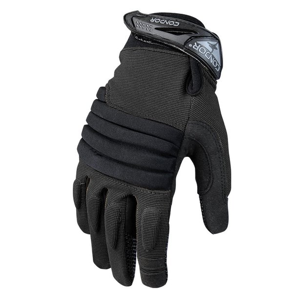 Condor Outdoor Products STRYKER PADDED KNUCKLE GLOVE, BLACK 226-002-11